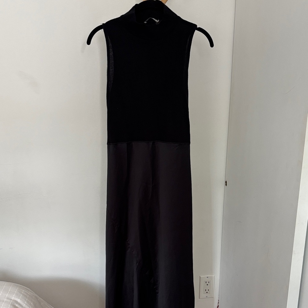 Zara Elegant Black Maxi Dress